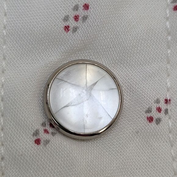 Vintage 80s Western Button Shirt Large 21x30 Disco Hippie - Picture 13 of 13